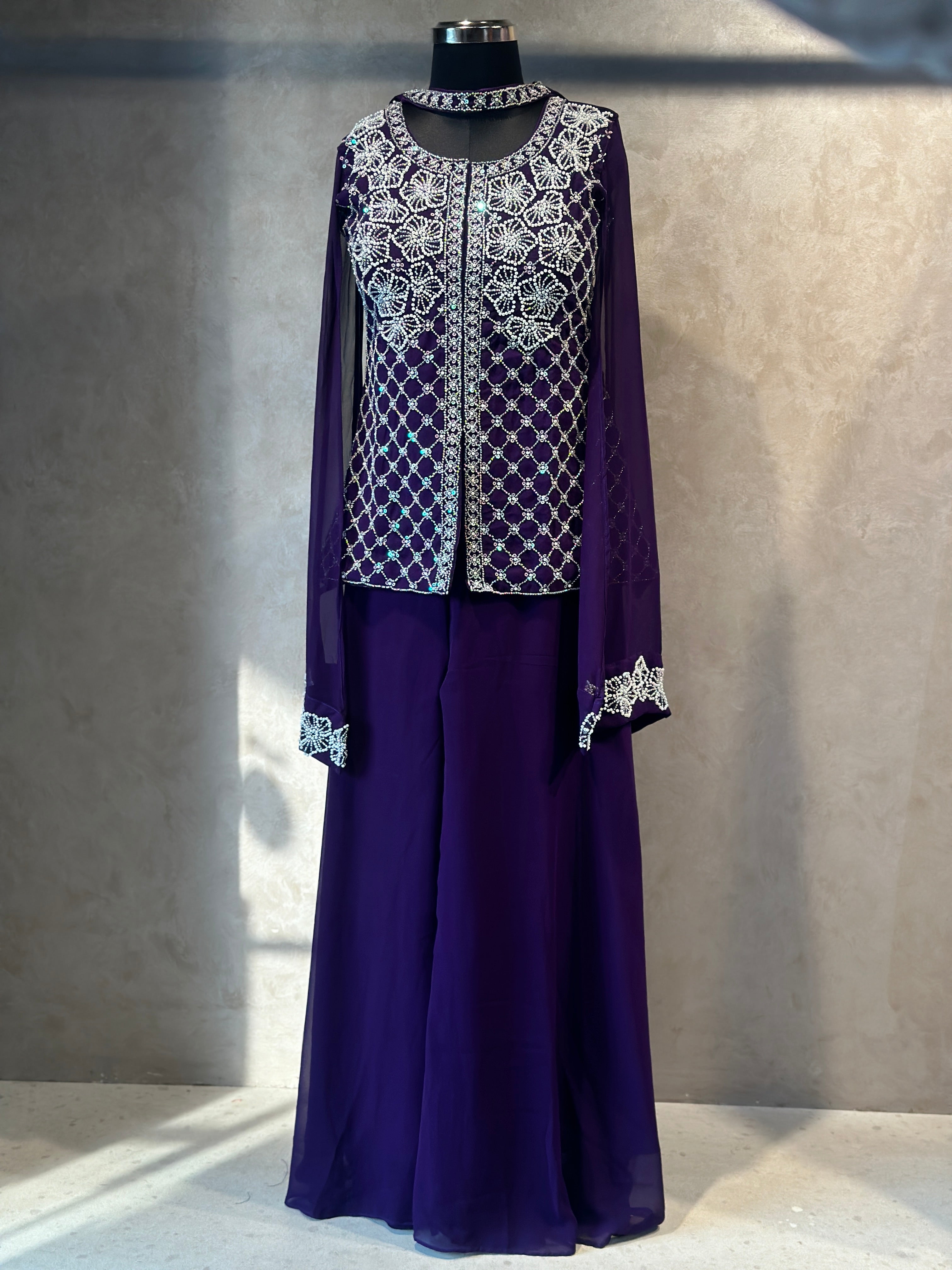 INDO-WESTERN PLAZO SET