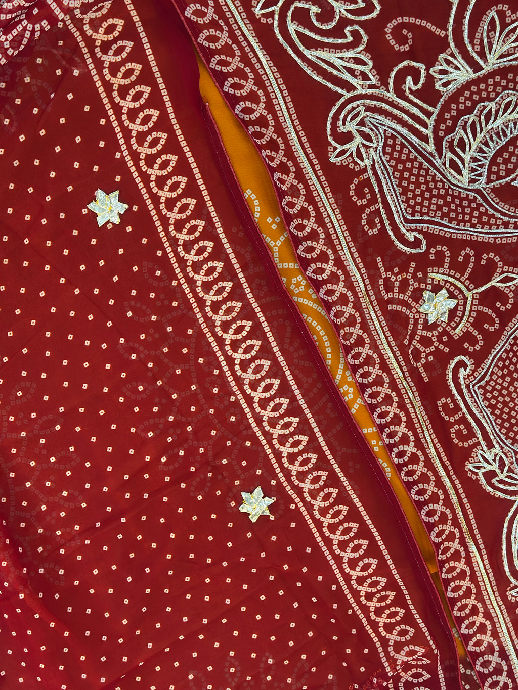 ✨ Ethnic Elegance Gota Work Saree ✨
