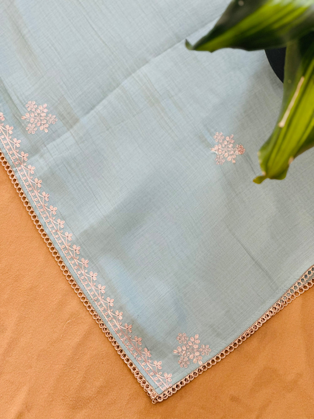 Beautiful Unstitched Suit Set in pitten work