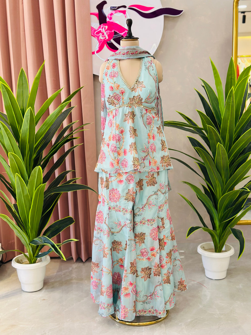 Mahima Mahajan Inspired Shrara Set