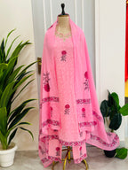 Pure Cotton Handwork Suit Set