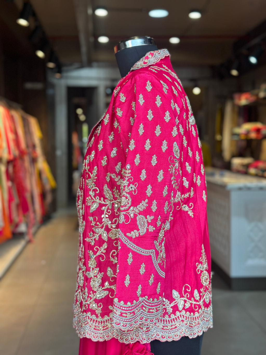 INDO-FUSION SHRARA WITH JACKET SET