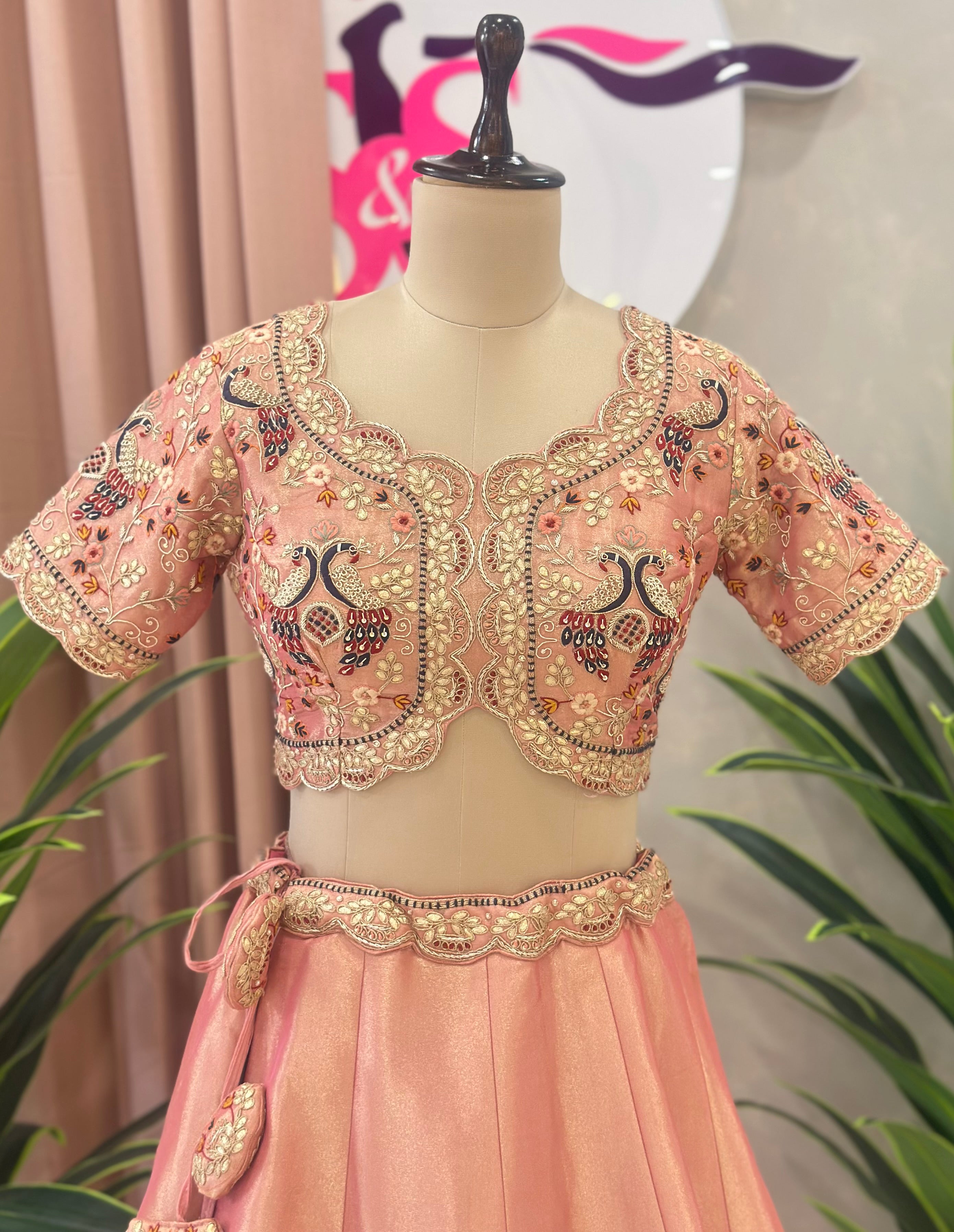 Elegant Handwork Lehenga Set with Beautiful Handwork Dupatta