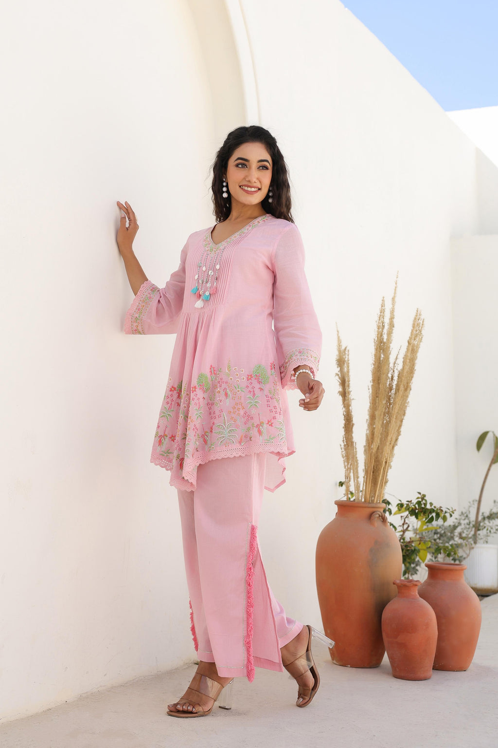 TRENDY EMBROIDERED CO-ORD SET