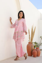 TRENDY EMBROIDERED CO-ORD SET