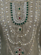 ✨ Pearl Handwork Anarkali Ensemble ✨
