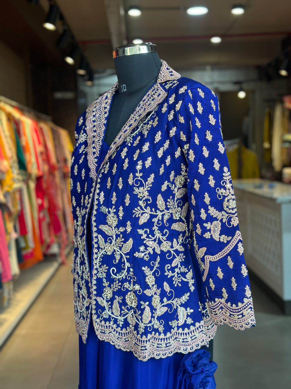 INDO-FUSION SHRARA WITH JACKET SET