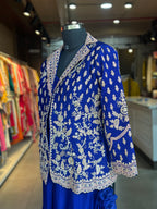 INDO-FUSION SHRARA WITH JACKET SET
