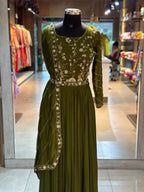 PURE CHINON INDO-FUSION GOWN