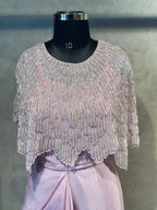 INDO-FUSION SKIRT SET IN HANDWORK