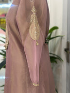 Pearl & Zardozi Work Straight Kurta Set