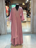 WESTERN FUSION HEAVY WORK ANARKALI SUIT