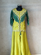 INDO FUSION HANDWORK PLAZO SET