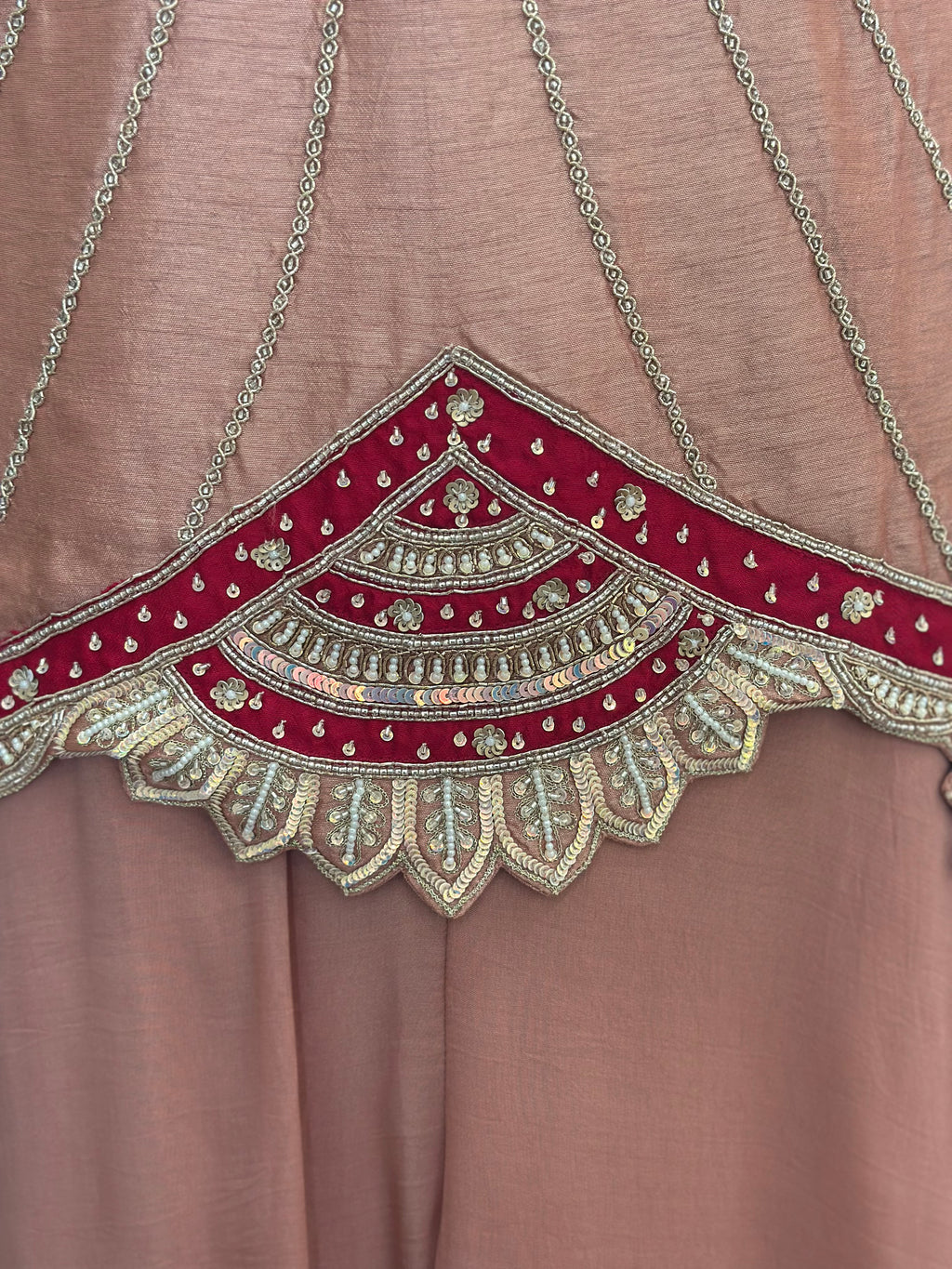 Designer Handwork Kurta & Palazzo Set