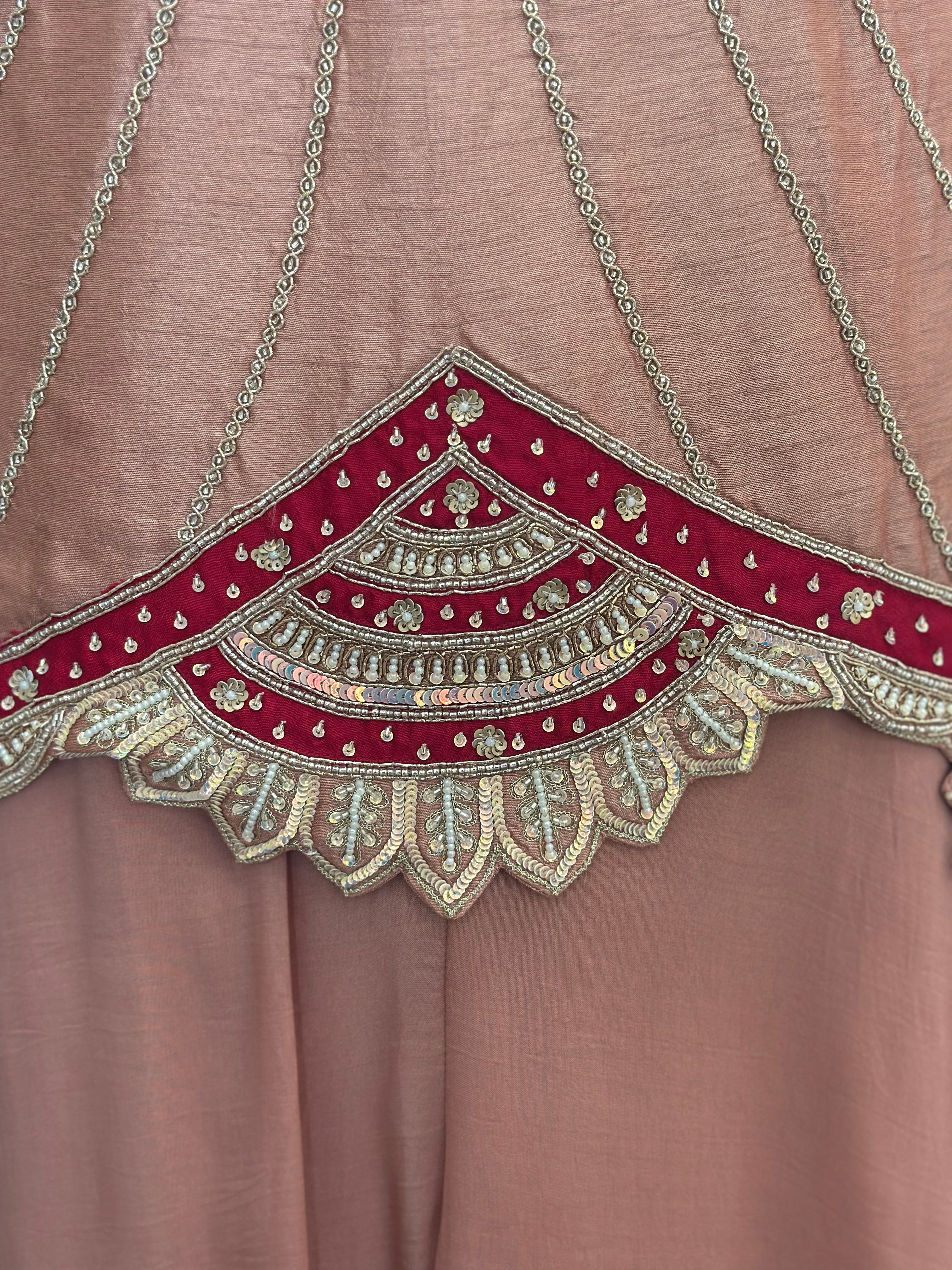 Designer Handwork Kurta & Palazzo Set