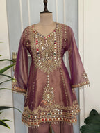 Designer Mirror Work Suit Set