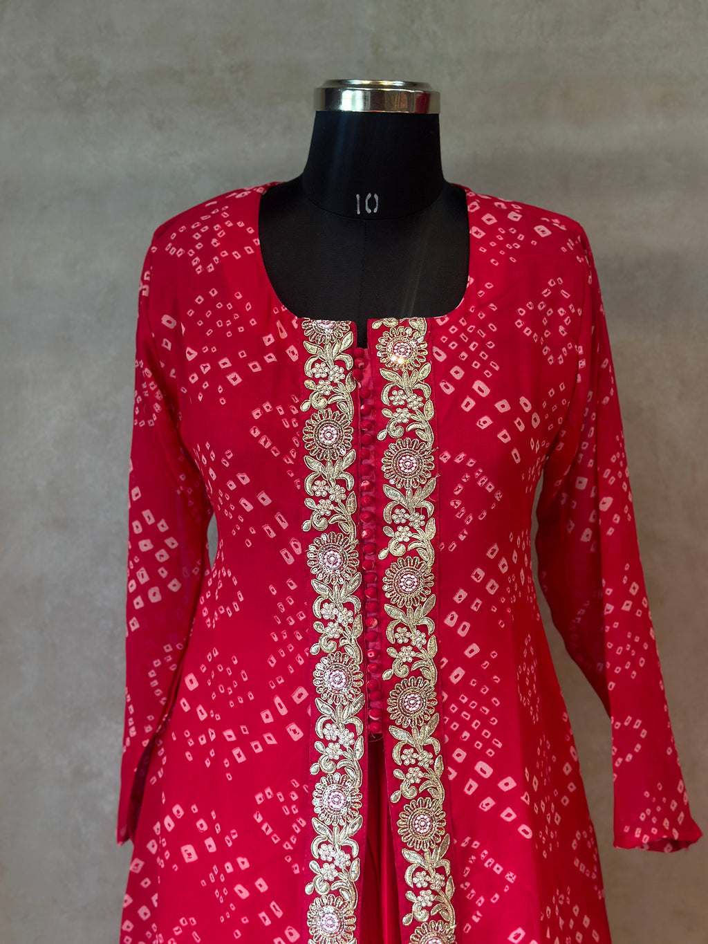 BEAUTIFUL BHANDEJ SPECIAL PLAZO SET