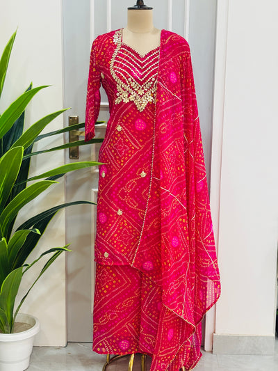 Royal Bandhej Palazzo set Collection