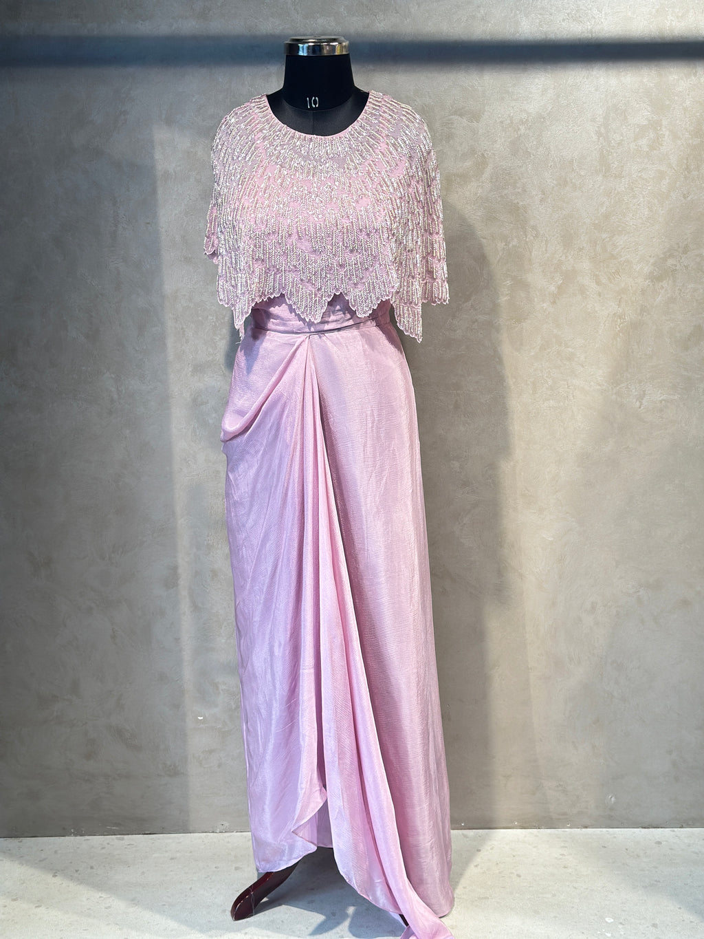 INDO-FUSION SKIRT SET IN HANDWORK