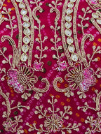 Kaftan Style Bhandej hand work gown