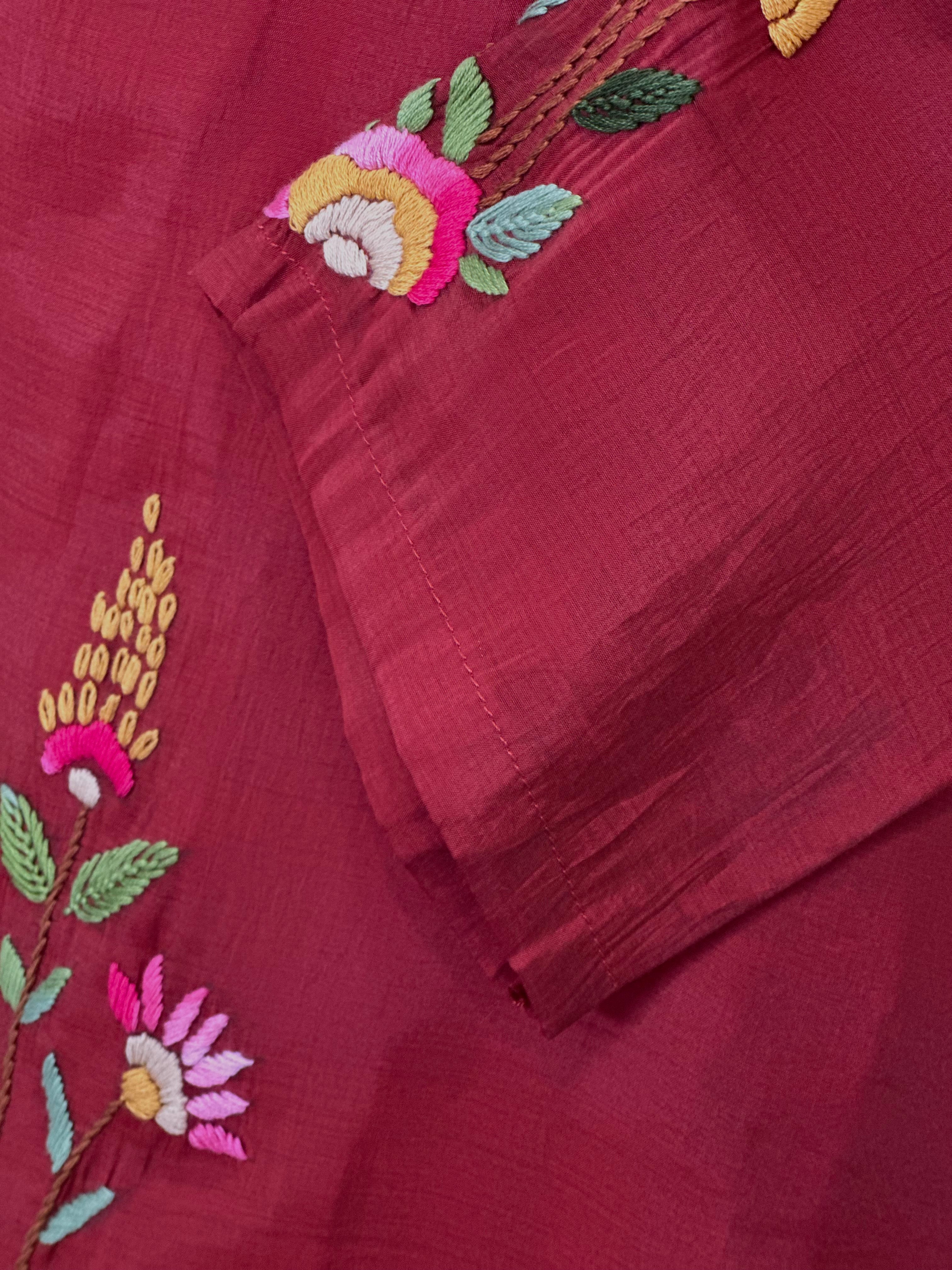 Classic Elegance Embroidered Suit Set