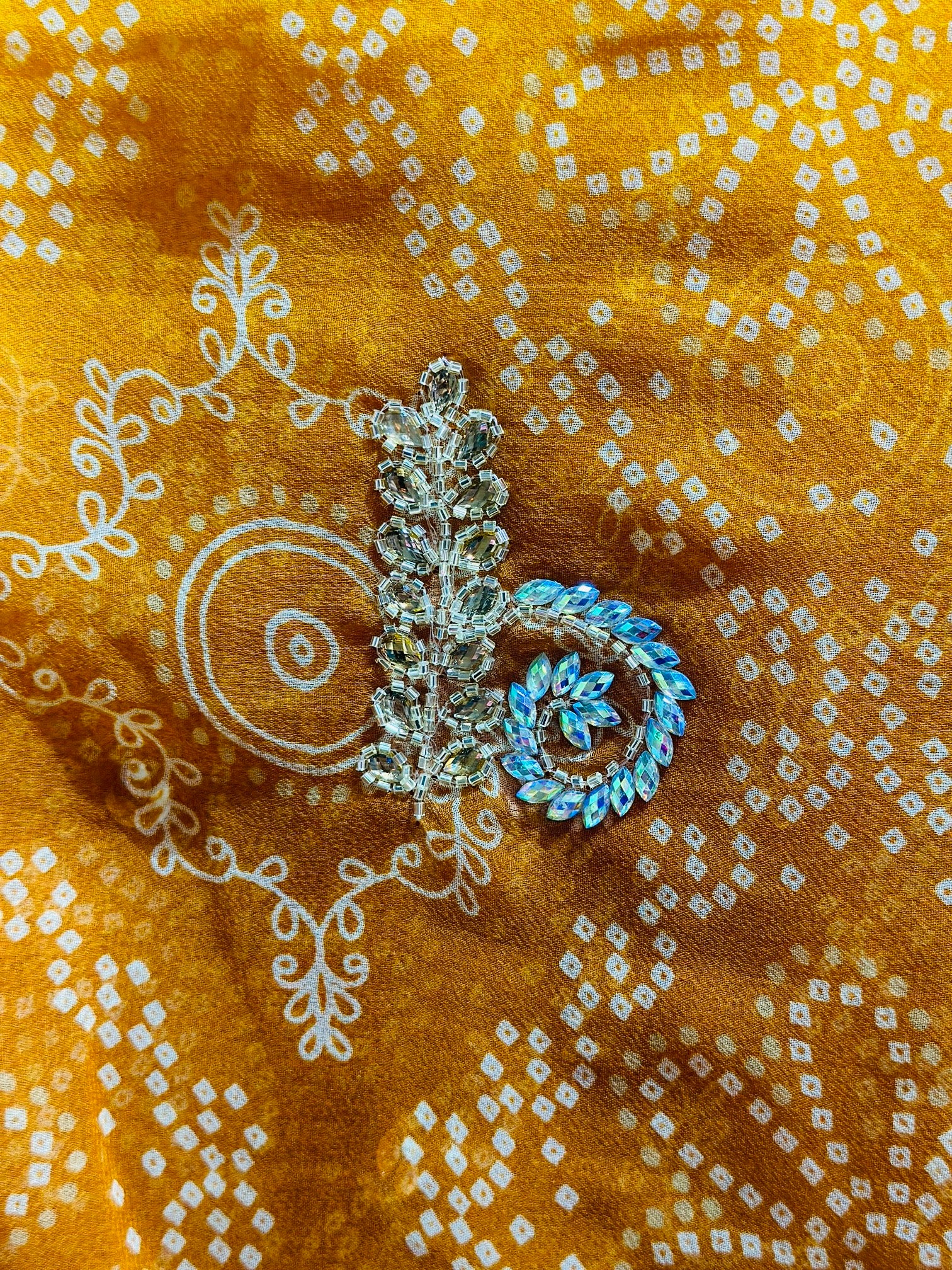 OMBRE HANDWORK BHANDEJ SAREE