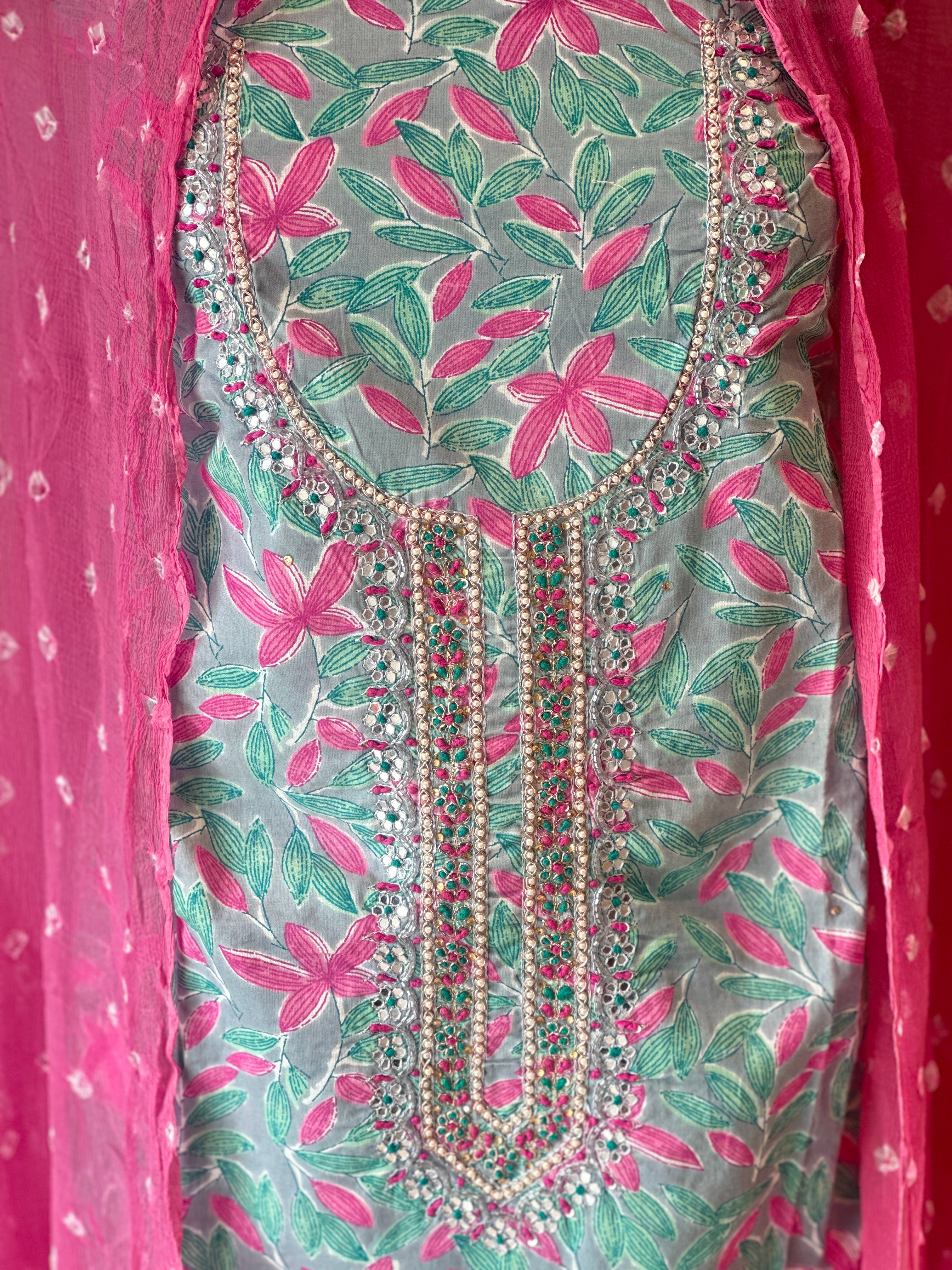 PURE COTTON SUIT SET