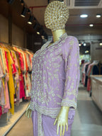 DRAPING WITH JACKET SET
