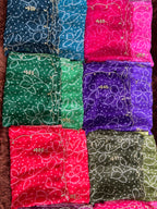 OMBRÉ BHANDEJ HANDWORK SAREE