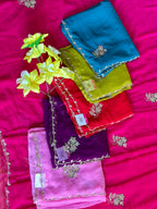 KARWACHOUTH SPECIAL BEAUTIFUL HANDWORK SAREE