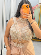 Royal Elegance Ruffle Saree Set
