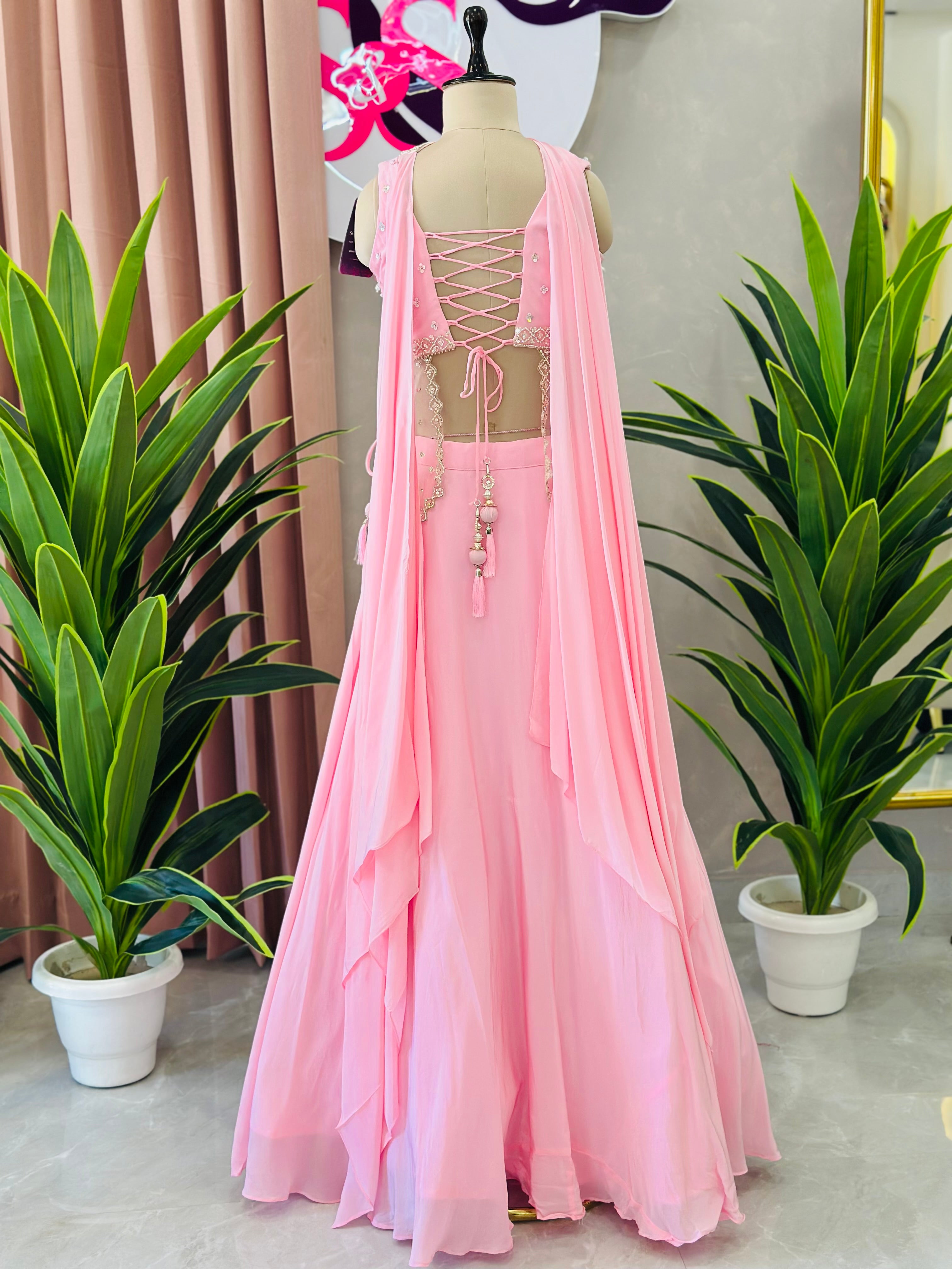 Premium Handwork Detailing Skirt Set