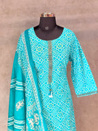 THREE PIECE BHANDEJ SUIT SET