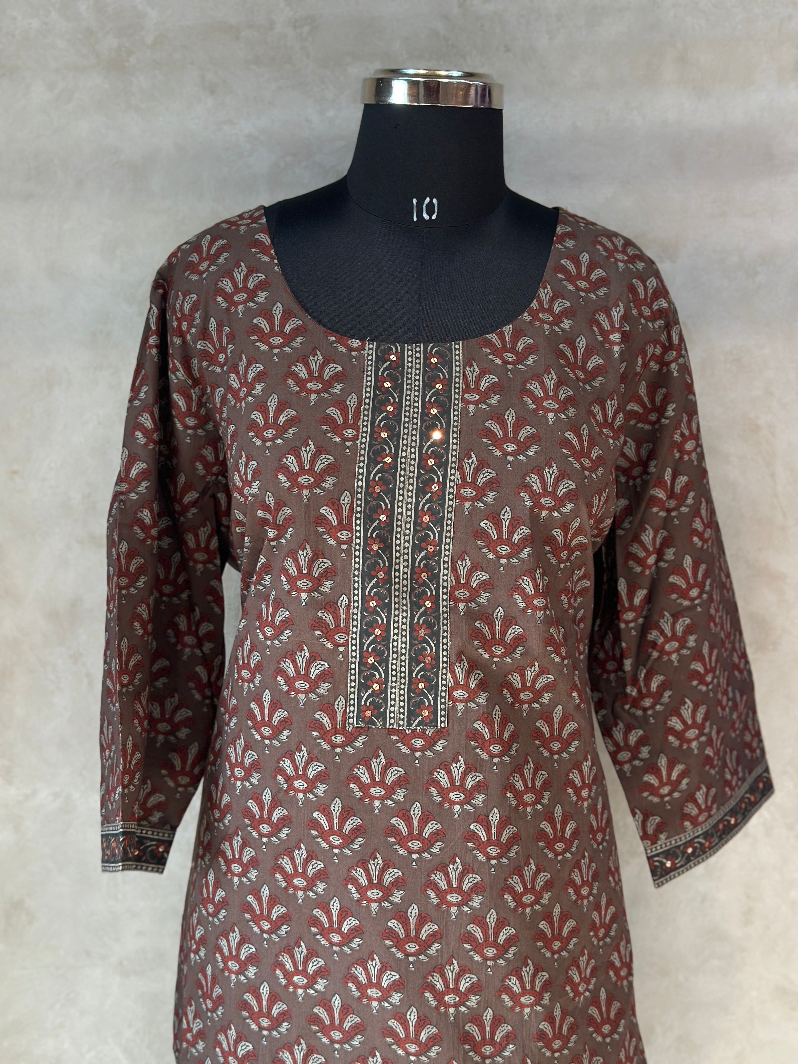 COTTON SUIT SET WITH DUPATTA