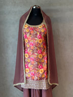INDO FUSION SHARARA SET