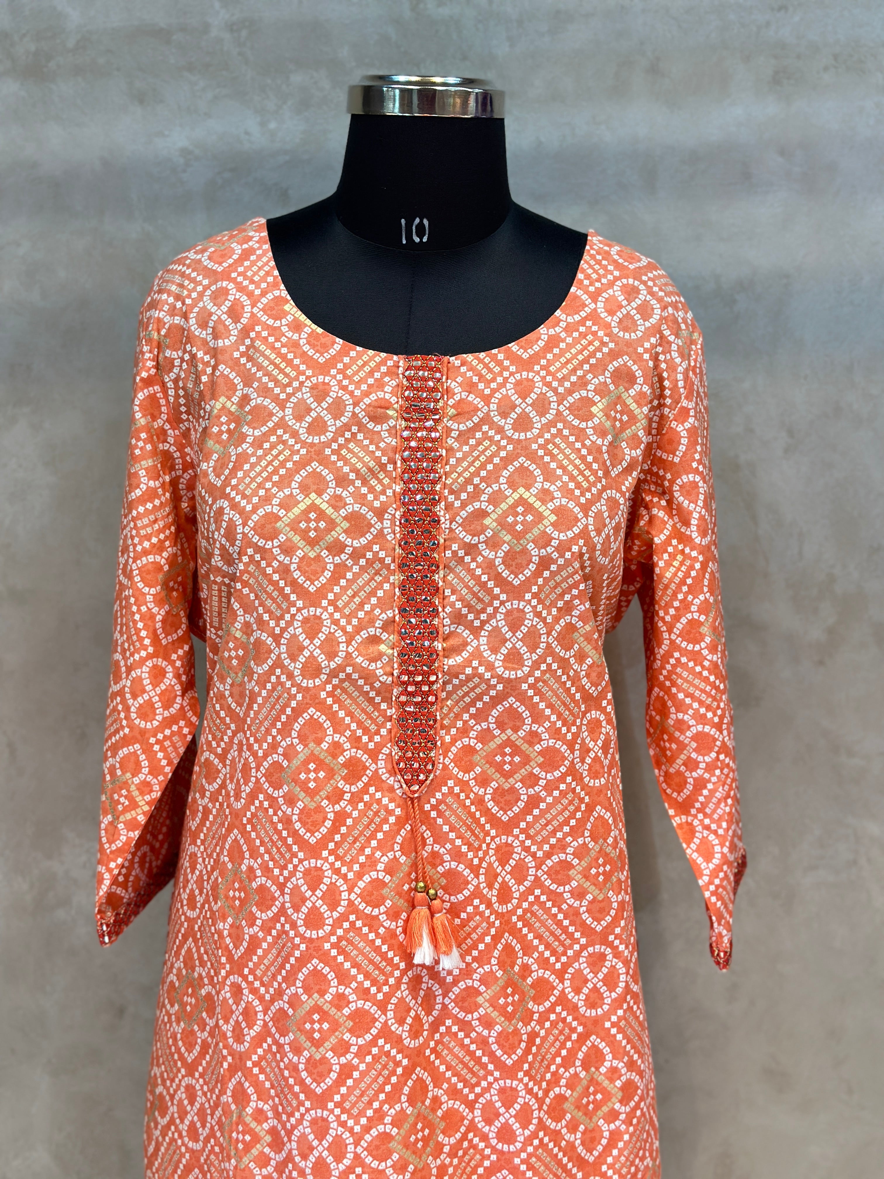 THREE PIECE BHANDEJ SUIT SET