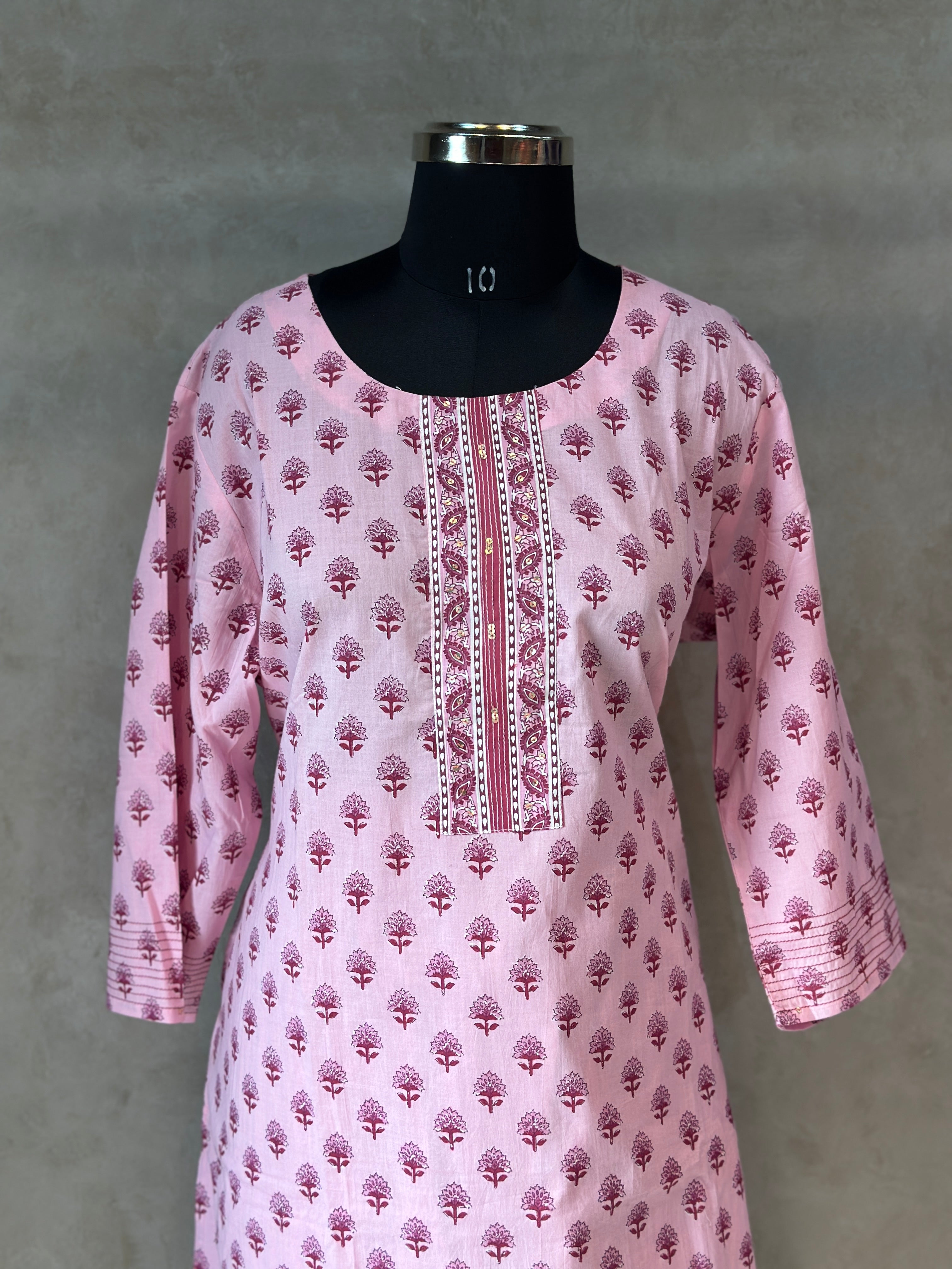 THREE PIECE COTTON SUIT SET