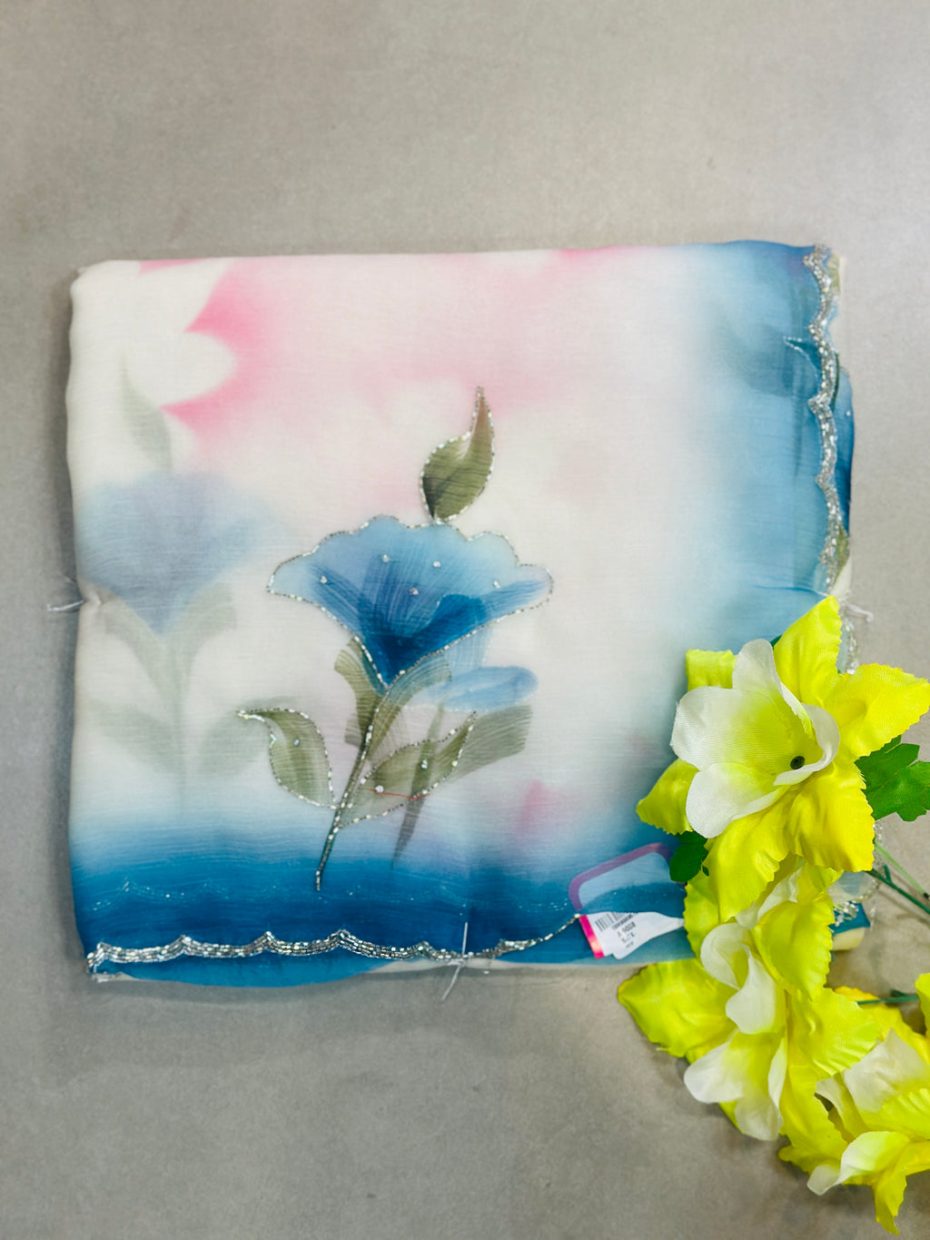 TULIP HANDWORK SAREE