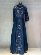 PURE CHINON INDO-FUSION GOWN
