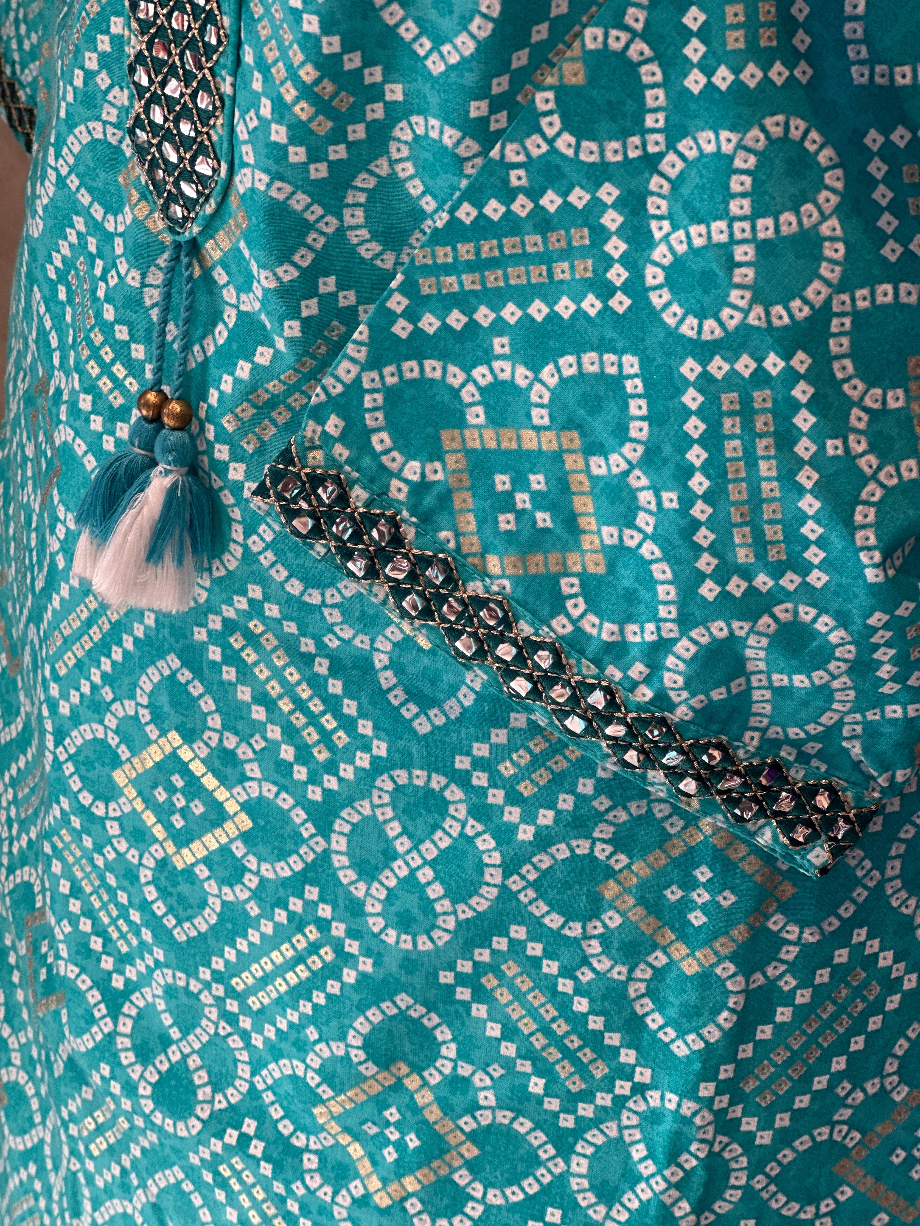 THREE PIECE BHANDEJ SUIT SET