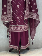 EMBROIDERED SUIT SET