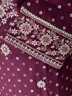 EMBROIDERED SUIT SET
