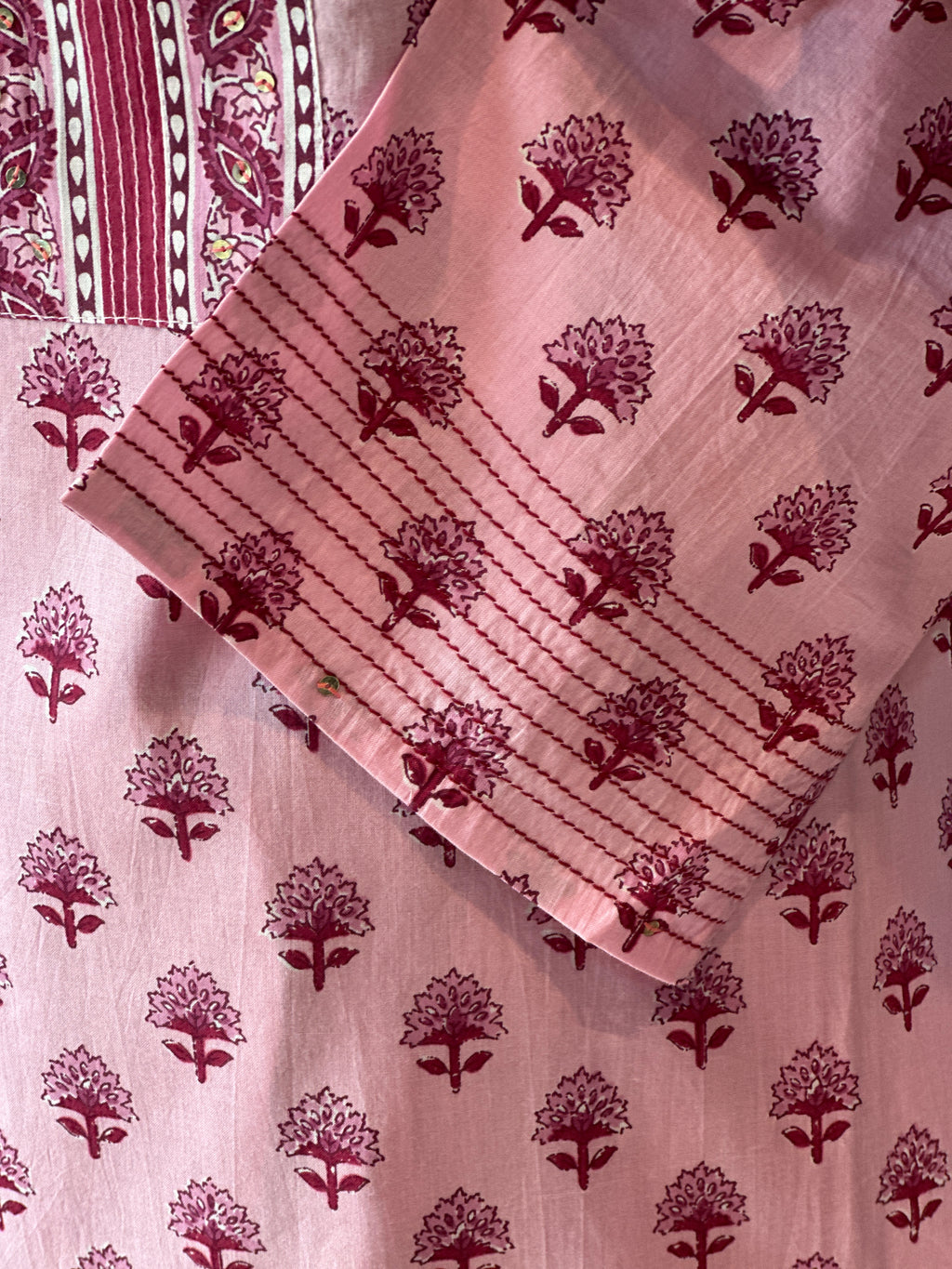 THREE PIECE COTTON SUIT SET