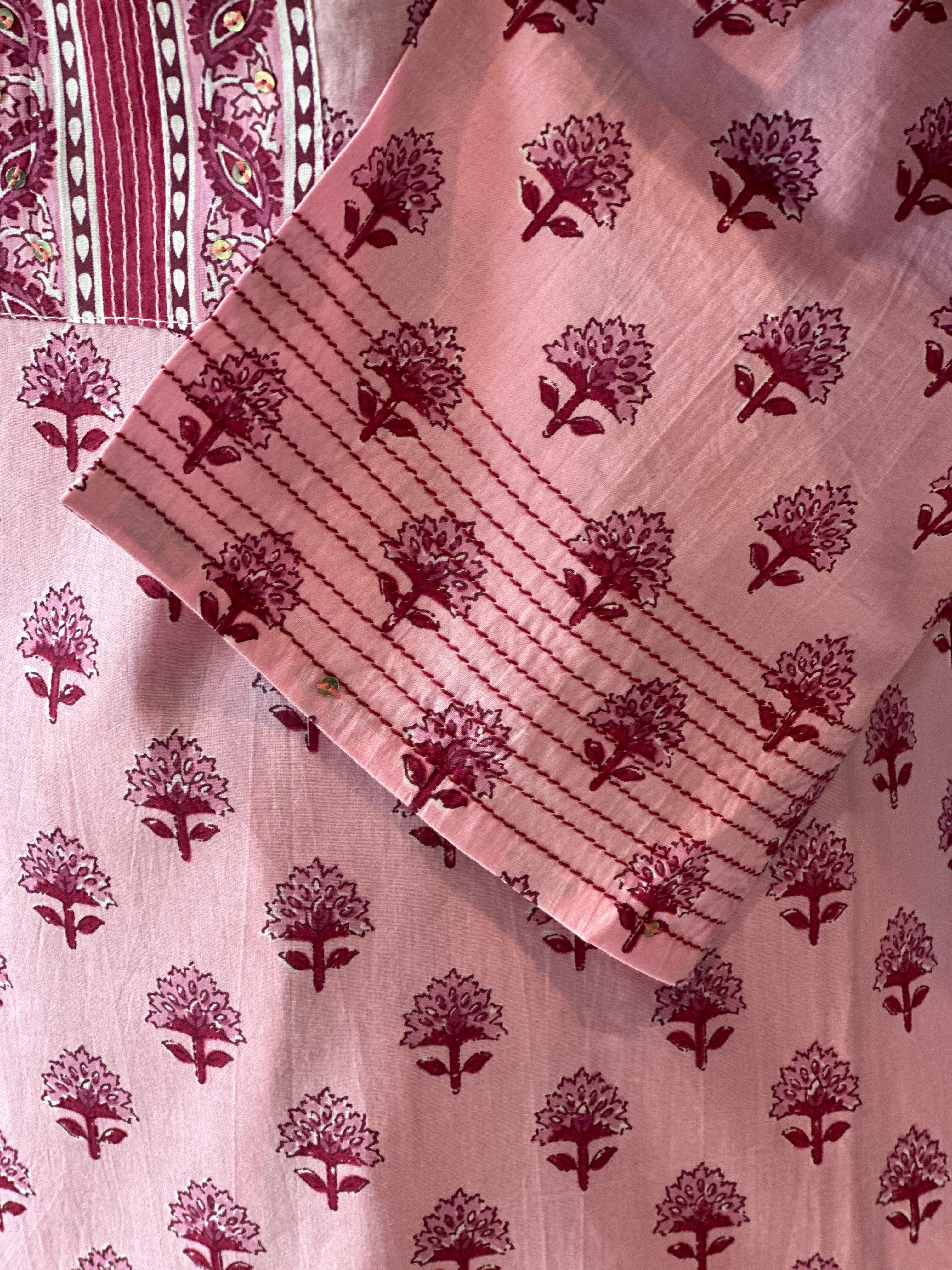 THREE PIECE COTTON SUIT SET