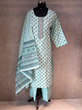 THREE PIECE COTTON SUIT SET