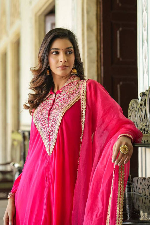 Muslin Shrara Handwork Set