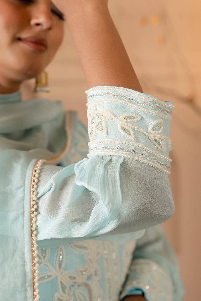 Pure Chinon Handwork Long Gown