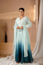 Pure Chinon Handwork Long Gown