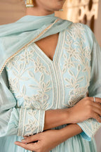 Pure Chinon Handwork Long Gown