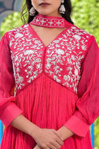 Handwork Long Gown Set